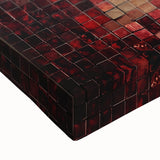 Abstract Mosaic Living Room Wall Art – Modern Framed Canvas