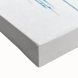 Elegant Office Wall Art - Gold & Blue Mountain Corporate Print