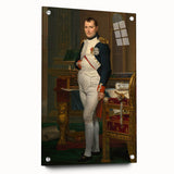 Neoclassical Art Print of Napoleon by David - Historic Leadership Decor