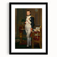 Neoclassical Art Print of Napoleon by David - Historic Leadership Decor