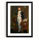 Neoclassical Art Print of Napoleon by David - Historic Leadership Decor