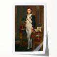 Neoclassical Art Print of Napoleon by David - Historic Leadership Decor