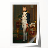Neoclassical Art Print of Napoleon by David - Historic Leadership Decor