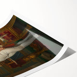 Neoclassical Art Print of Napoleon by David - Historic Leadership Decor