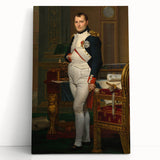 Neoclassical Art Print of Napoleon by David - Historic Leadership Decor