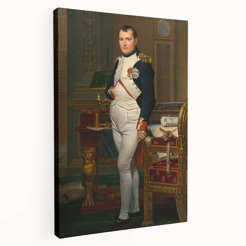 Neoclassical Art Print of Napoleon by David - Historic Leadership Decor