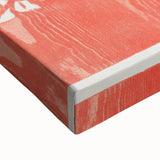 Bold Expressionist Poster - Red and White Brücke 1909 Canvas Print