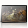 Halloween Canvas Art - Skeleton Ballerinas in a Gothic Dance