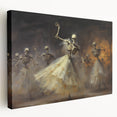 Halloween Canvas Art - Skeleton Ballerinas in a Gothic Dance