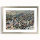 Impressionist Cityscape Wall Art - Pissarro's Boulevard in Sunlight