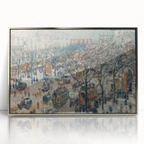 Impressionist Cityscape Wall Art - Pissarro's Boulevard in Sunlight