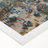 Impressionist Cityscape Wall Art - Pissarro's Boulevard in Sunlight