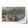 Impressionist Cityscape Wall Art - Pissarro's Boulevard in Sunlight