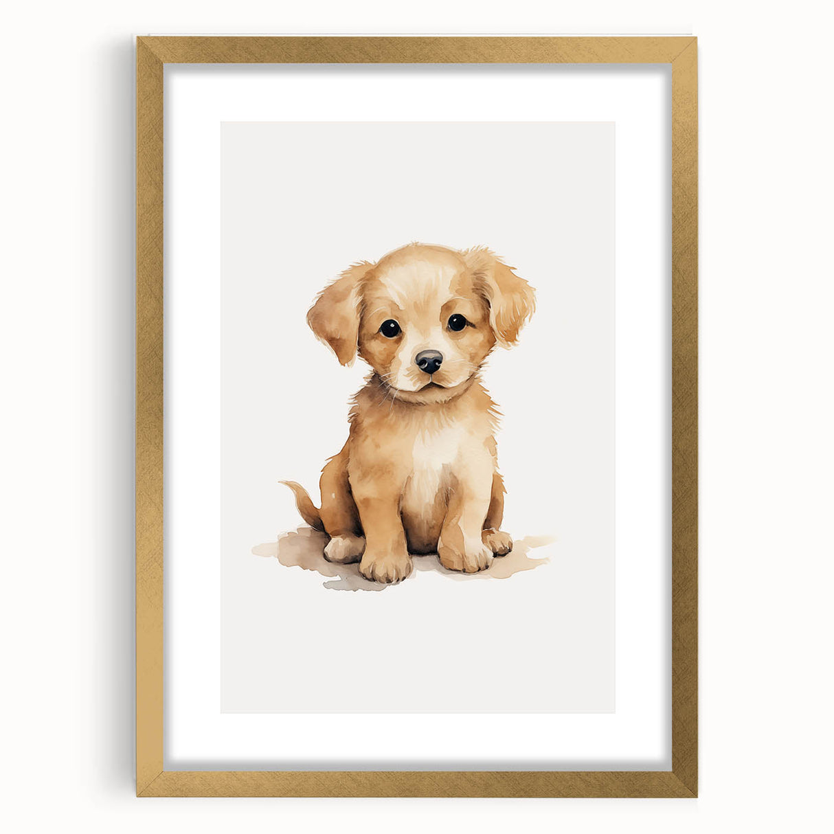 Cute Puppy Nursery Wall Art – Baby Room Decor & Kids Prints