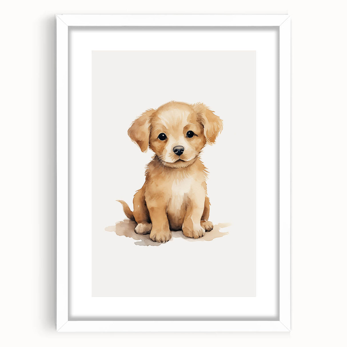 Cute Puppy Nursery Wall Art – Baby Room Decor & Kids Prints
