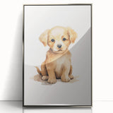 Cute Puppy Nursery Wall Art – Baby Room Decor & Kids Prints