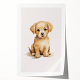 Cute Puppy Nursery Wall Art – Baby Room Decor & Kids Prints