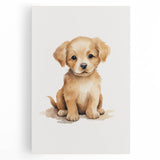 Cute Puppy Nursery Wall Art – Baby Room Decor & Kids Prints