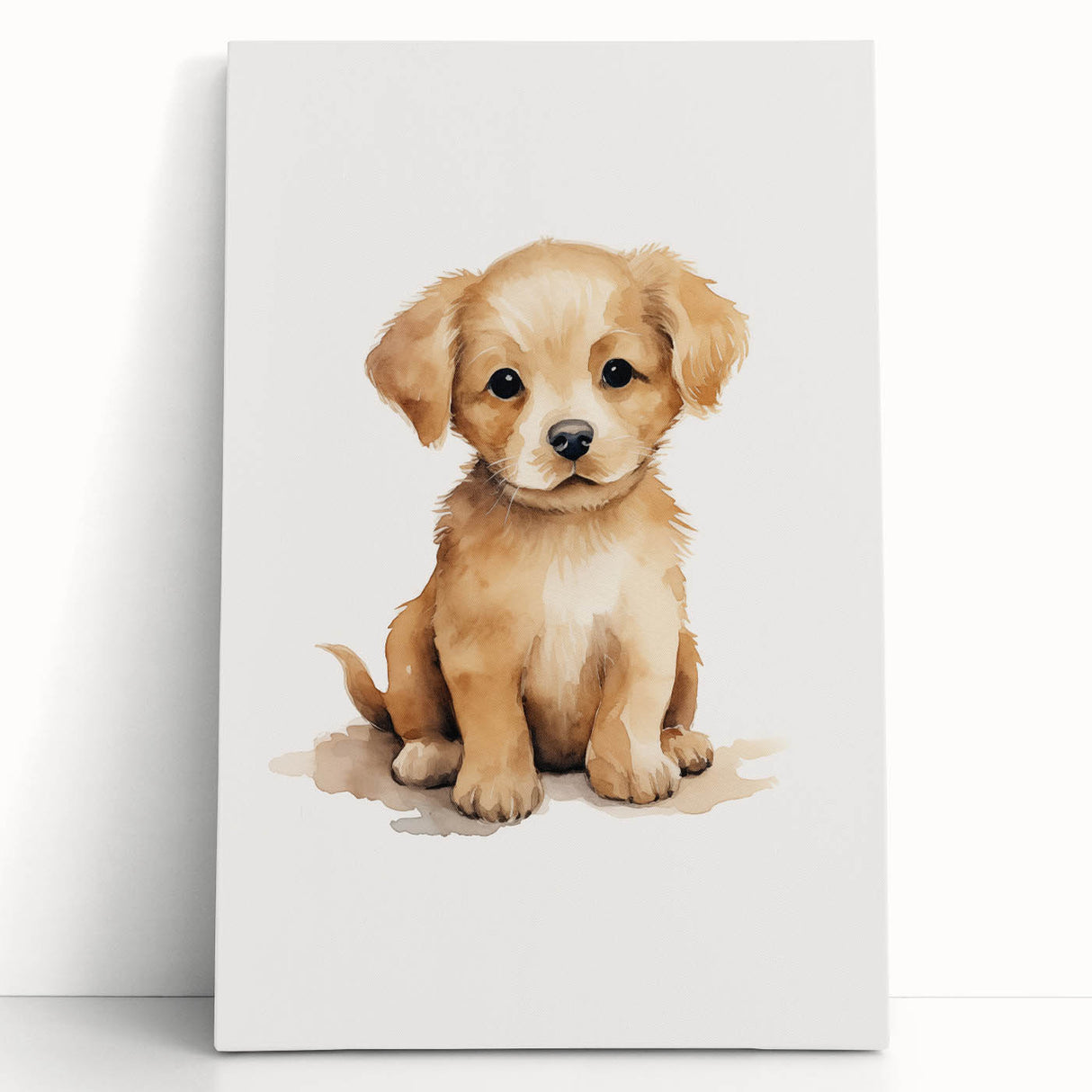 Cute Puppy Nursery Wall Art – Baby Room Decor & Kids Prints