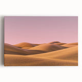 Stretched canvas artwork depicting a serene countryside landscape with rolling hills and a vibrant sky, perfect for home decor. Ideal for nature lovers and art enthusiasts.