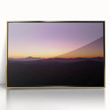 Framed acrylic artwork featuring a stunning desert landscape with golden hues, ideal for modern home decor. Perfect for adding warmth and elegance to any room.
