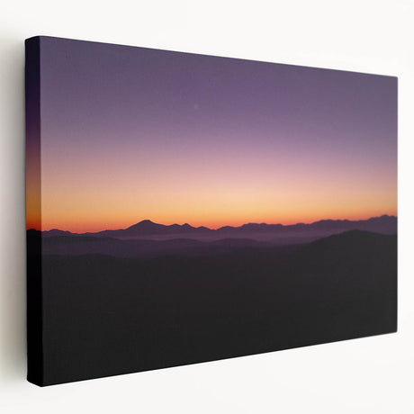 Stretched canvas depicting a vibrant desert landscape, showcasing warm tones of orange and yellow with intricate details, perfect for home decor. Ideal for art enthusiasts seeking a captivating nature-inspired piece.