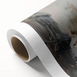 Vibrant rolled canvas showcasing a stunning landscape design, featuring rich colors and intricate details, packaged securely in a durable cardboard tube for safe delivery.