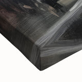 Close-up of a stretched canvas featuring a vibrant landscape design, showcasing rich colors and intricate details, ideal for enhancing home decor or art collections.