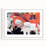 Modern Wall Art Print - Vision of the Sermon by Gauguin - Bold Decor Piece