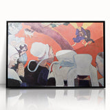 Modern Wall Art Print - Vision of the Sermon by Gauguin - Bold Decor Piece