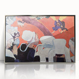 Modern Wall Art Print - Vision of the Sermon by Gauguin - Bold Decor Piece