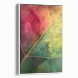 Vintage poster art of vibrant floral patterns on a framed canvas, ideal for living room decor.