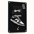 Nike Dunk SB Low Retro Pop Art Wall Art – Bold Black & White Canvas