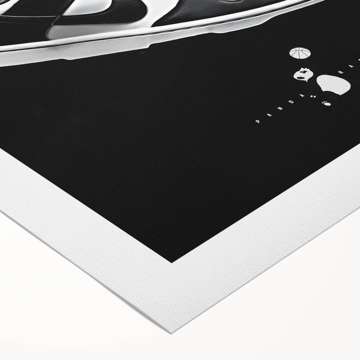 Nike Dunk SB Low Retro Pop Art Wall Art – Bold Black & White Canvas