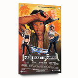 Retro Hard Ticket to Hawaii Poster Art - Vintage Action Movie Prints