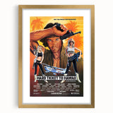 Retro Hard Ticket to Hawaii Poster Art - Vintage Action Movie Prints