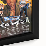 Retro Hard Ticket to Hawaii Poster Art - Vintage Action Movie Prints