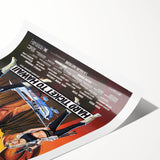 Retro Hard Ticket to Hawaii Poster Art - Vintage Action Movie Prints