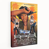 Retro Hard Ticket to Hawaii Poster Art - Vintage Action Movie Prints