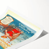 Retro Onival-sur-Mer Travel Poster – Vintage French Beach Art