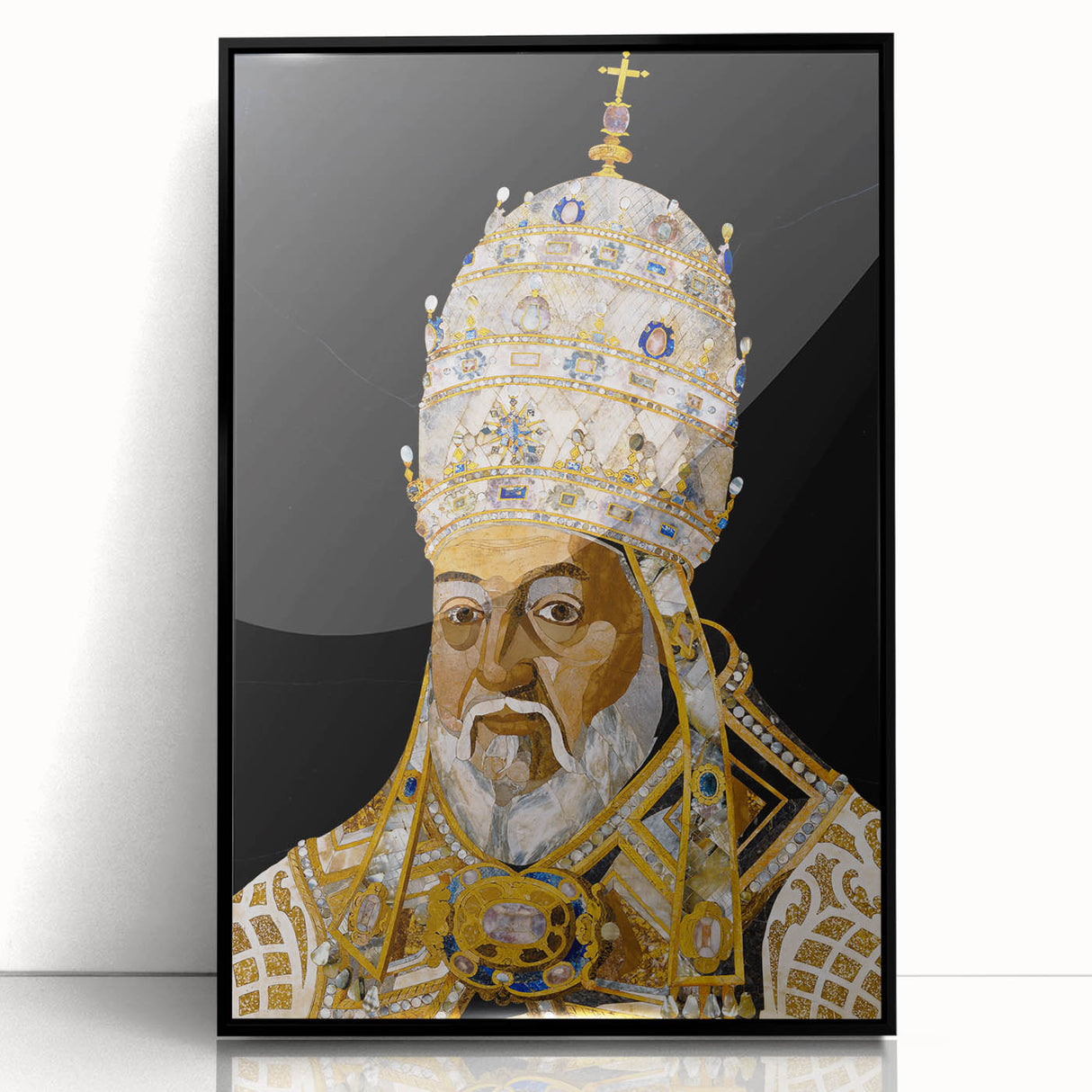 Renaissance Art Prints - Portrait of Pope Clement VIII by Jacopo Ligozzi