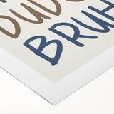 Bro Dude Bruh Boys Room Wall Art – Kids Wall Art Prints