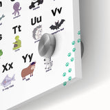 ABC Alphabet - Kids Educational Wall Art Animal Learning Print