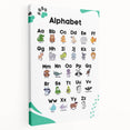 ABC Alphabet - Kids Educational Wall Art Animal Learning Print