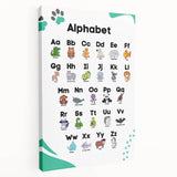 ABC Alphabet - Kids Educational Wall Art Animal Learning Print
