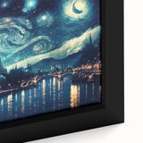 Extra large black wall art of Paris scenery with textured, colorful art on framed canvas, ideal for living room decor.