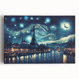 Black and white print of the Eiffel Tower on stretched canvas, ideal for kitchen wall art or bedroom ambiance.