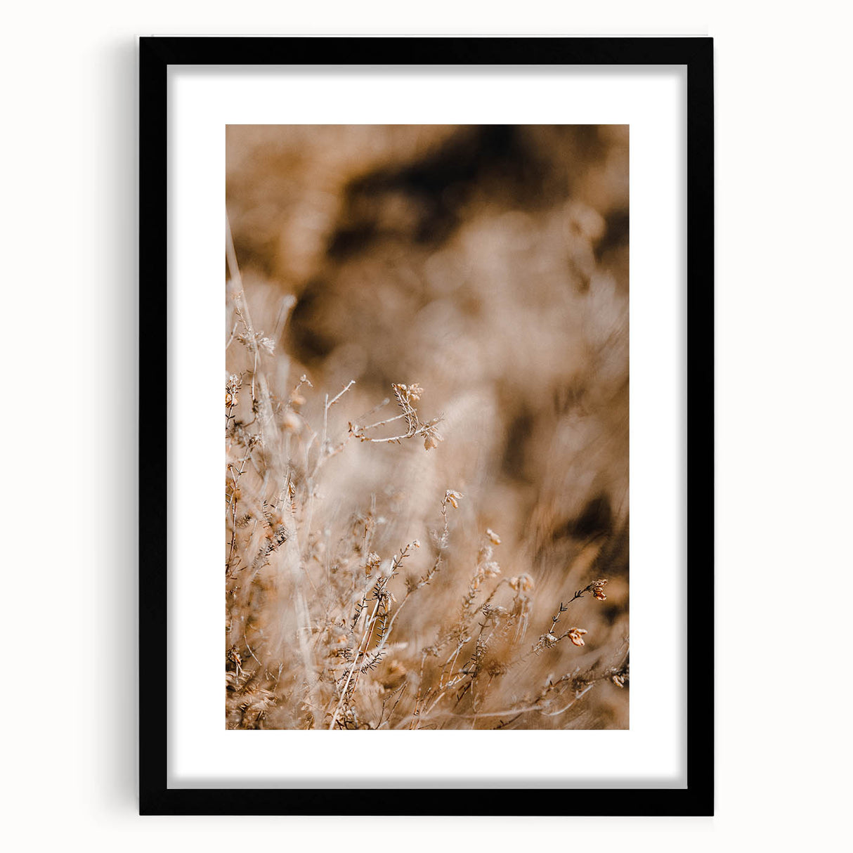 Extra large abstract art print with textured colorful patterns on canvas, framed in black, suitable for living room decor.