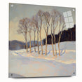 Elegant Winter Landscape Wall Art - Modern Canvas & Framed Print