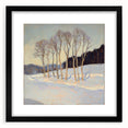 Elegant Winter Landscape Wall Art - Modern Canvas & Framed Print